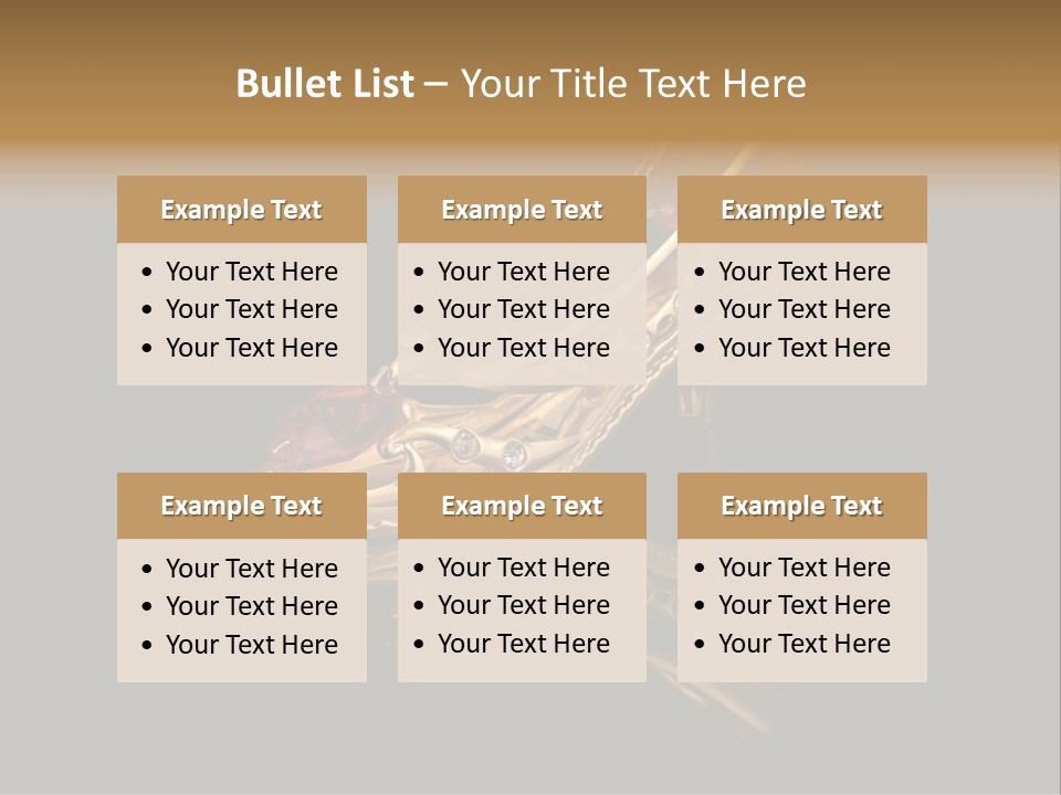 Photo Of Gold Shoe PowerPoint Template