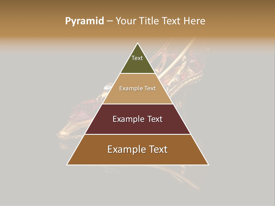 Photo Of Gold Shoe PowerPoint Template