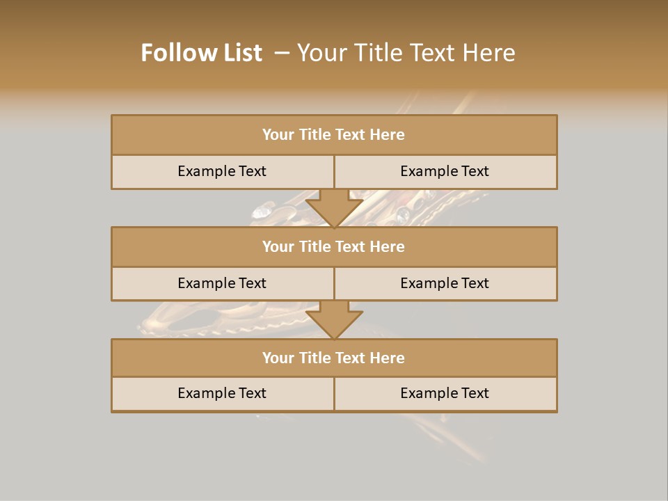 Photo Of Gold Shoe PowerPoint Template