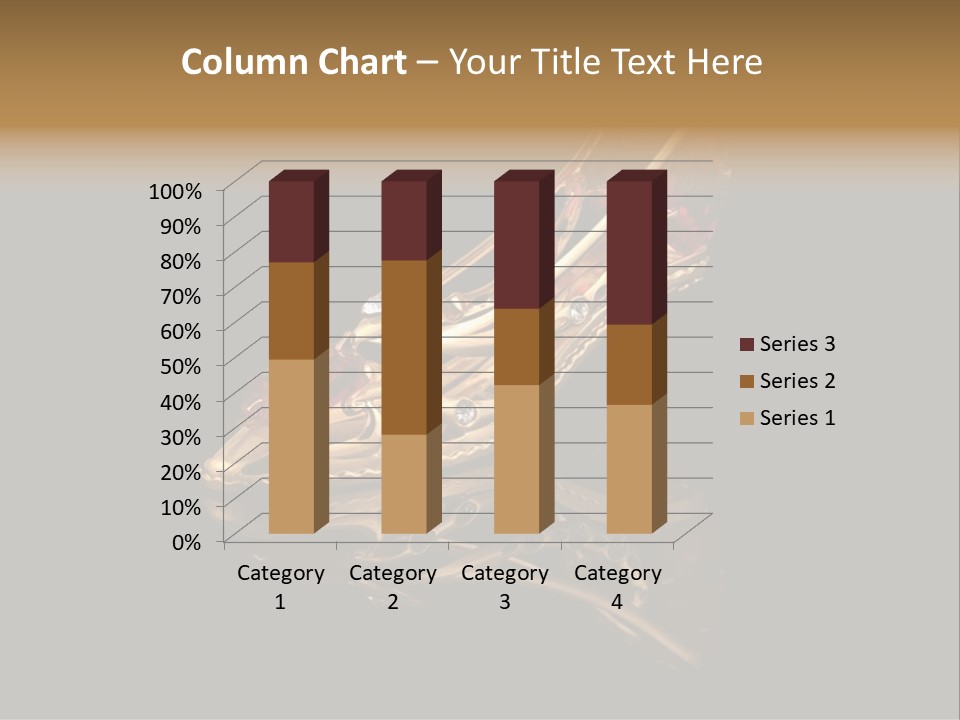 Photo Of Gold Shoe PowerPoint Template