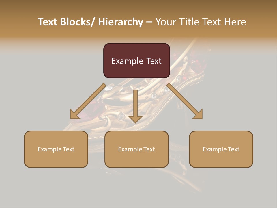 Photo Of Gold Shoe PowerPoint Template