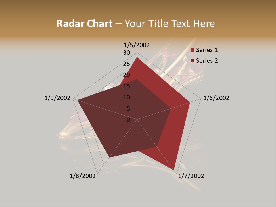 Photo Of Gold Shoe PowerPoint Template