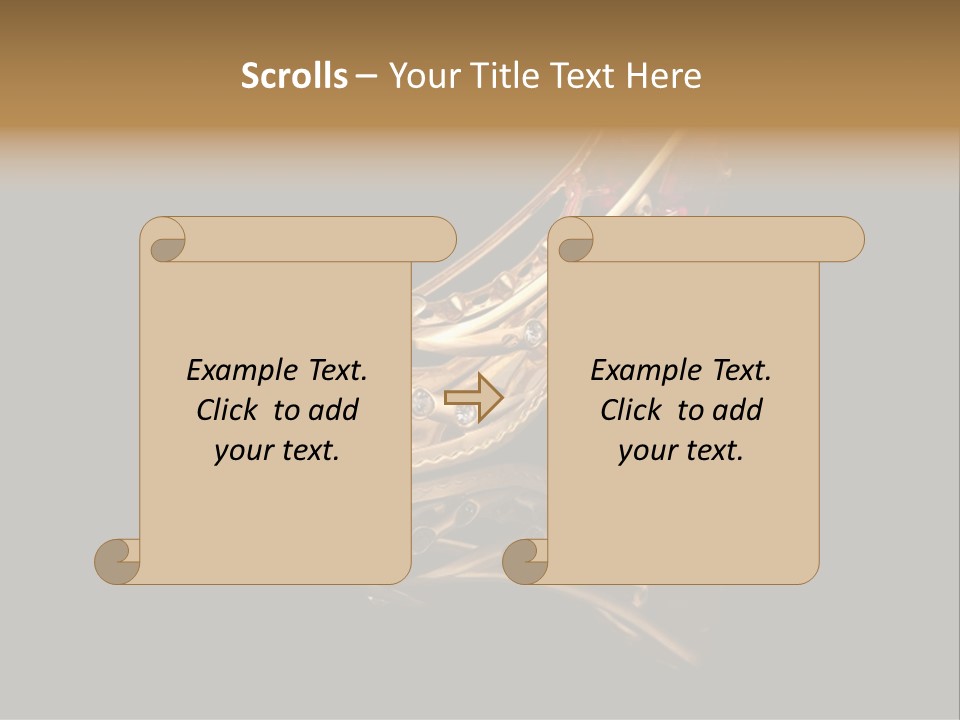Photo Of Gold Shoe PowerPoint Template