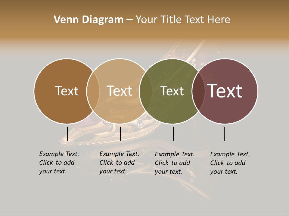 Photo Of Gold Shoe PowerPoint Template