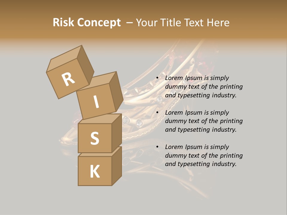 Photo Of Gold Shoe PowerPoint Template