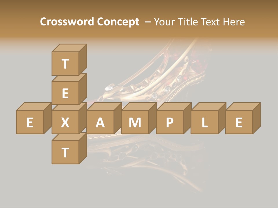 Photo Of Gold Shoe PowerPoint Template