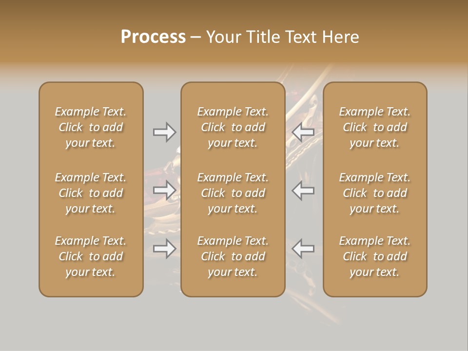 Photo Of Gold Shoe PowerPoint Template