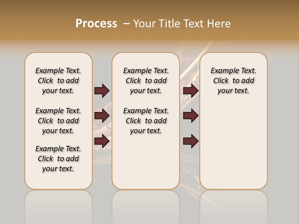 Photo Of Gold Shoe PowerPoint Template