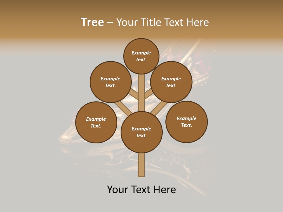 Photo Of Gold Shoe PowerPoint Template