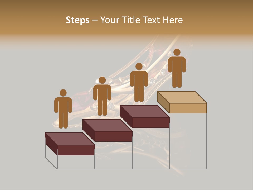 Photo Of Gold Shoe PowerPoint Template