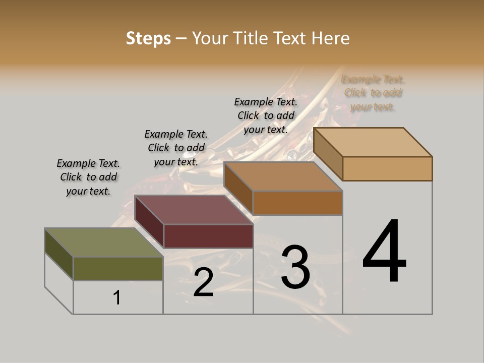 Photo Of Gold Shoe PowerPoint Template