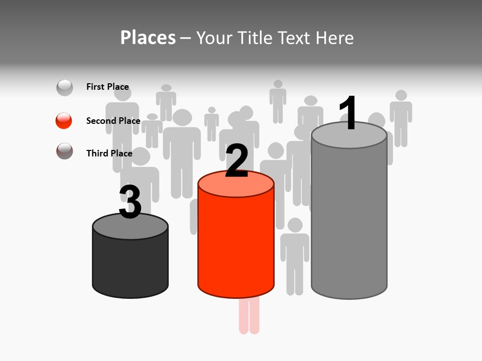 View Of Nice White Hammock Hanging Between Two Palms PowerPoint Template