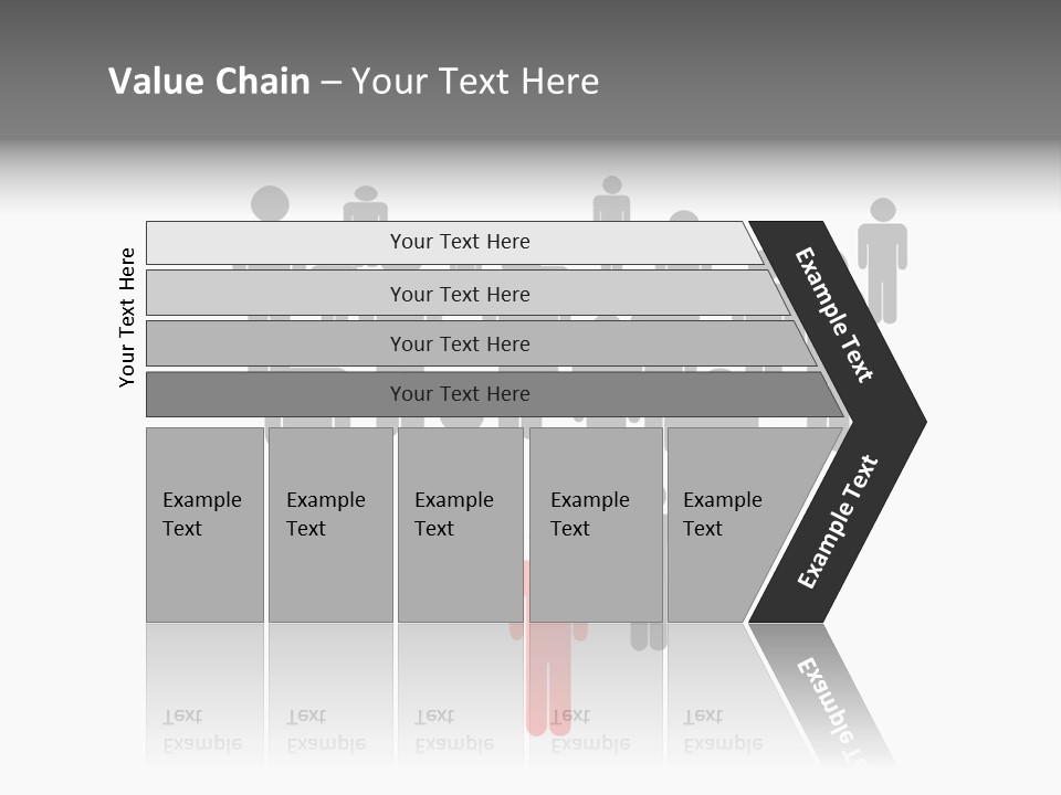View Of Nice White Hammock Hanging Between Two Palms PowerPoint Template