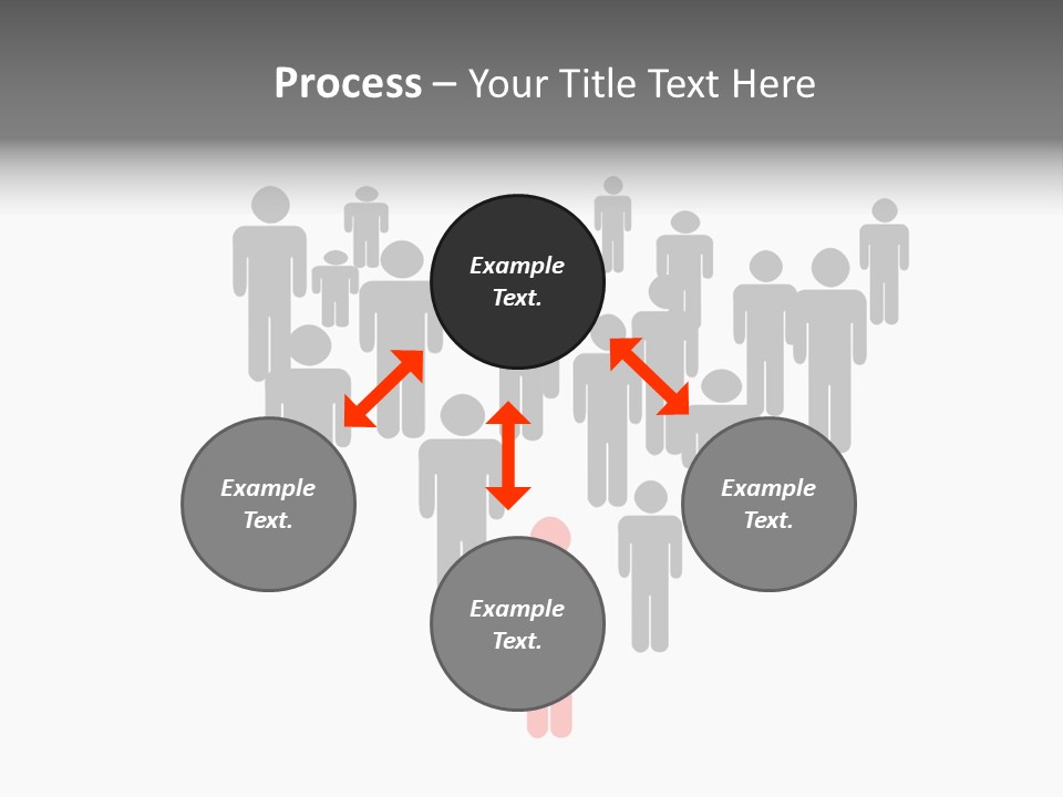 View Of Nice White Hammock Hanging Between Two Palms PowerPoint Template