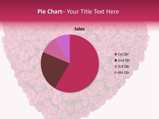 Red Roses In A Heart Shape Representing Love And Valentines Day Images PowerPoint Template