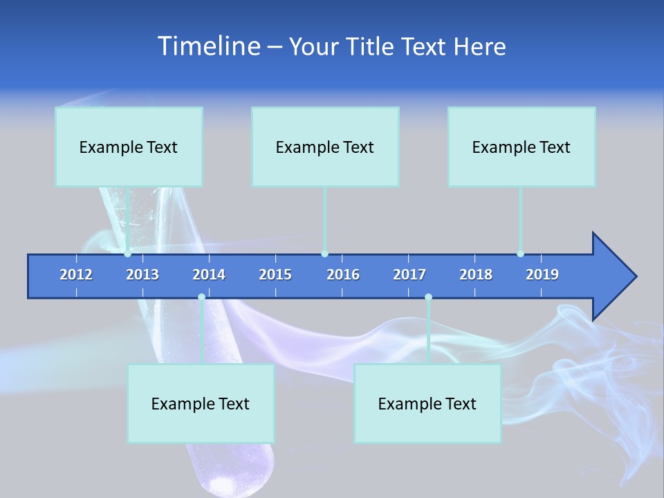 A Pipe With Smoke Coming Out Of It On A Black Background PowerPoint Template