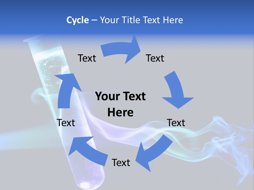 A Pipe With Smoke Coming Out Of It On A Black Background PowerPoint Template