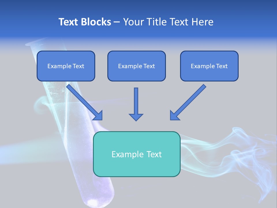 A Pipe With Smoke Coming Out Of It On A Black Background PowerPoint Template