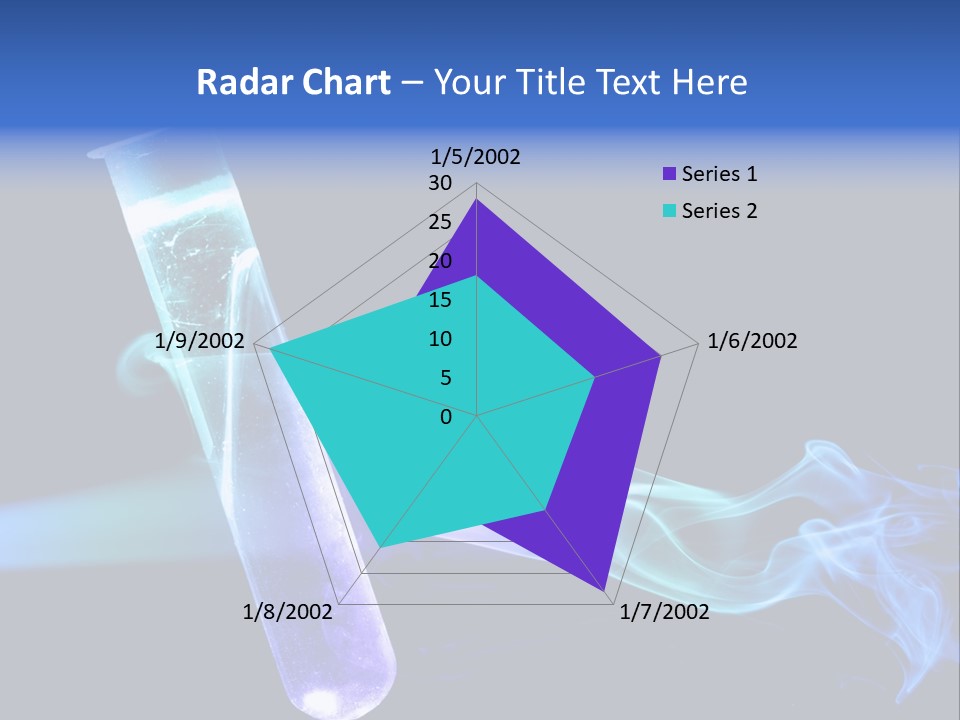 A Pipe With Smoke Coming Out Of It On A Black Background PowerPoint Template
