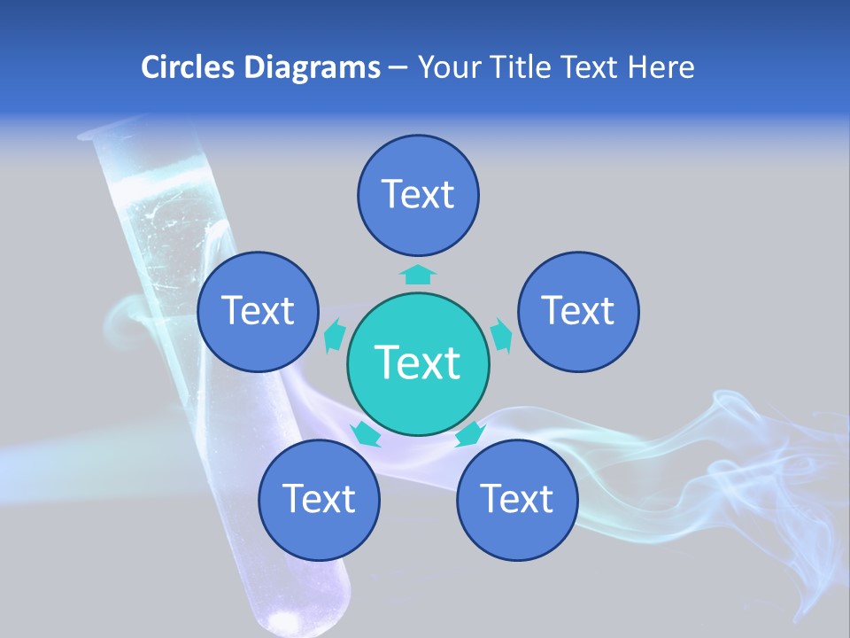 A Pipe With Smoke Coming Out Of It On A Black Background PowerPoint Template