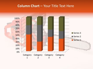 A Nice Chainsaw For Heavy Wood Cutting PowerPoint Template