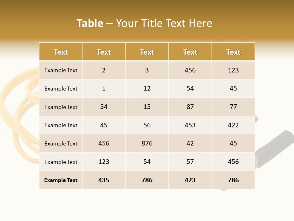 Jumper Cables With Yellow Cable Isolated On White Background PowerPoint Template