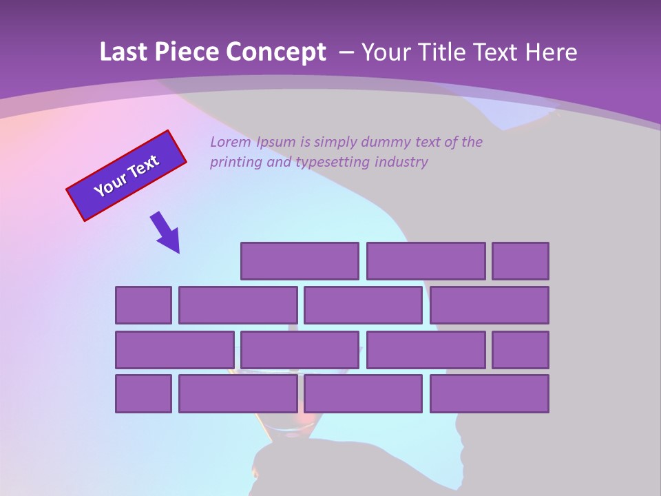 Silhouette Of Dancing Girl With Martini Glass On Colorful Back. Image May Contain Slight Multicolor Aberration As A Part Of Design PowerPoint Template