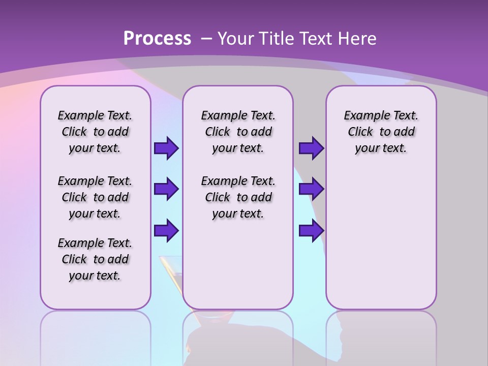 Silhouette Of Dancing Girl With Martini Glass On Colorful Back. Image May Contain Slight Multicolor Aberration As A Part Of Design PowerPoint Template