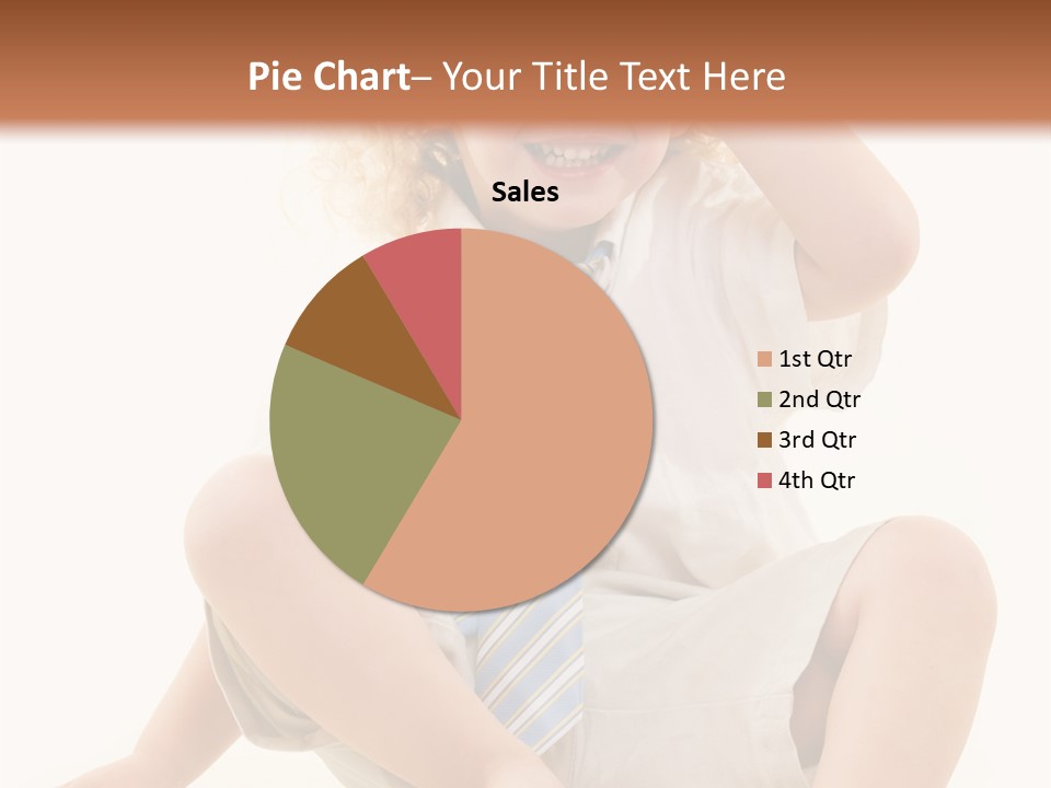 Adorable Little Three Year Old Boy With Long Curly Blond Hair Wearing White Shirt And Tie Sitting In Front Of A Piano Keyboard With Hand On Forehead PowerPoint Template