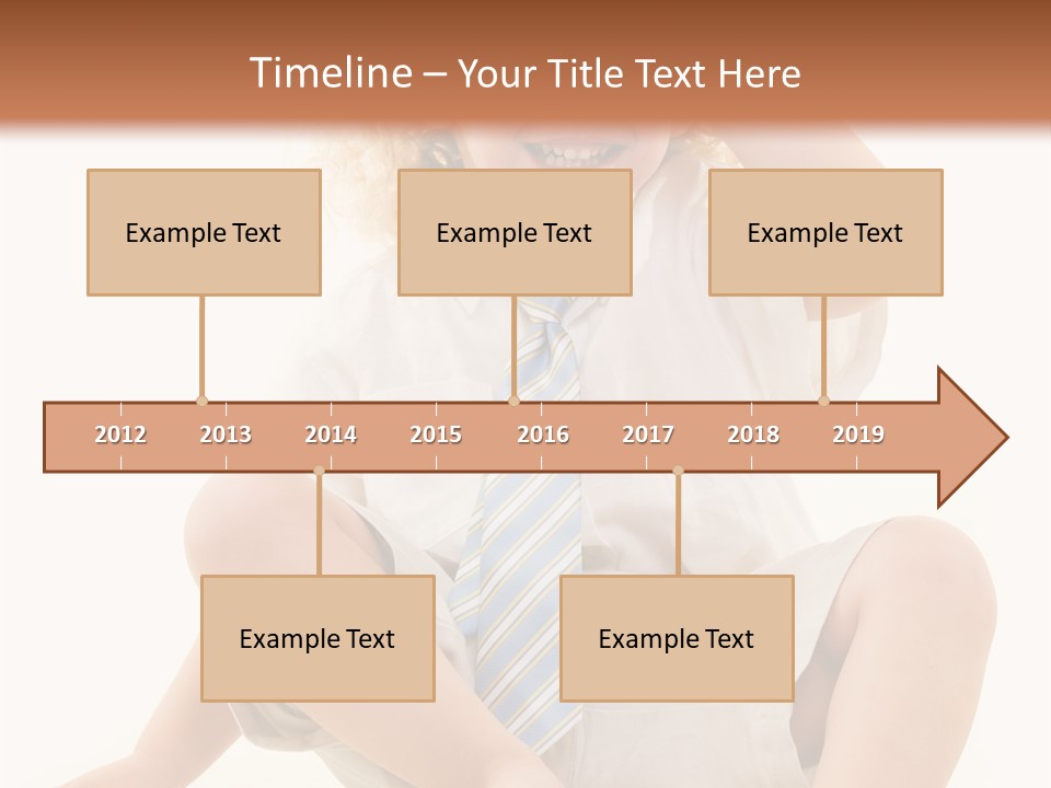 Adorable Little Three Year Old Boy With Long Curly Blond Hair Wearing White Shirt And Tie Sitting In Front Of A Piano Keyboard With Hand On Forehead PowerPoint Template