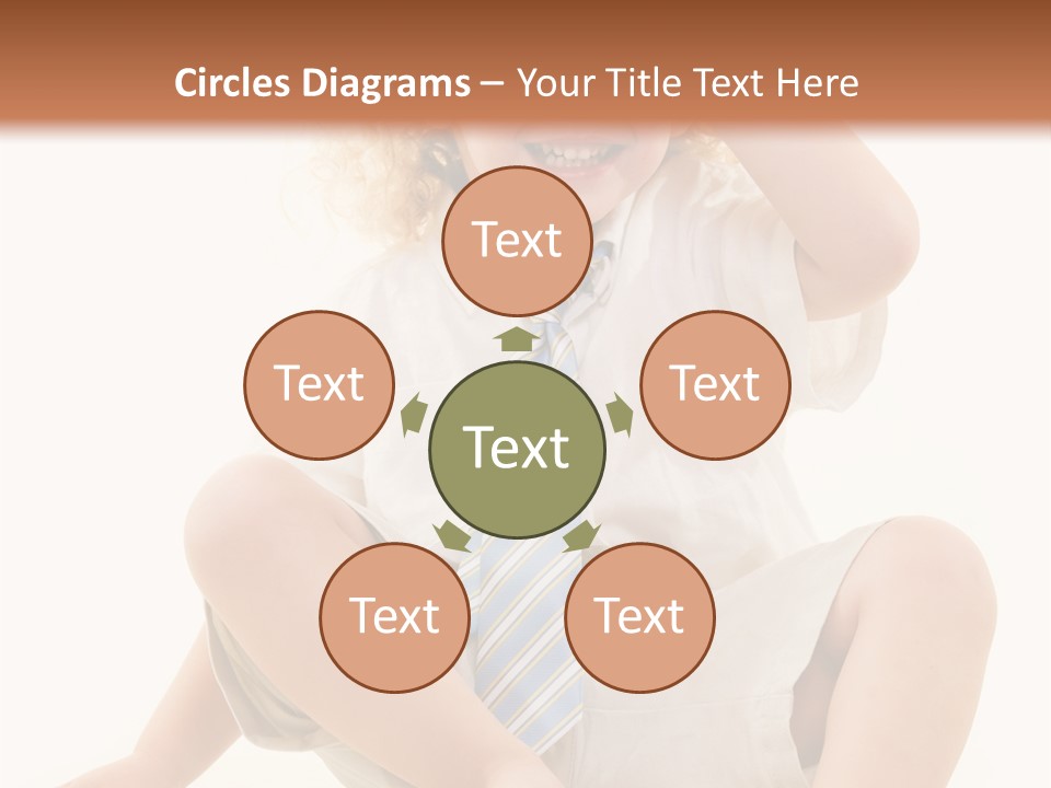 Adorable Little Three Year Old Boy With Long Curly Blond Hair Wearing White Shirt And Tie Sitting In Front Of A Piano Keyboard With Hand On Forehead PowerPoint Template