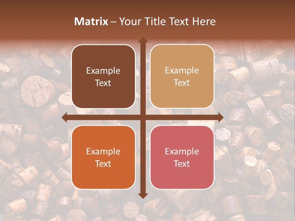 Large Number Of Used Wine Corks. Good For Background. PowerPoint Template