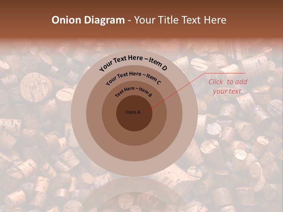 Large Number Of Used Wine Corks. Good For Background. PowerPoint Template