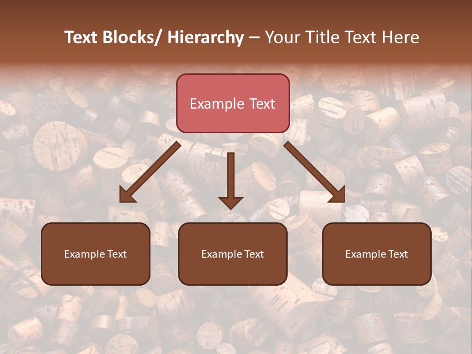 Large Number Of Used Wine Corks. Good For Background. PowerPoint Template