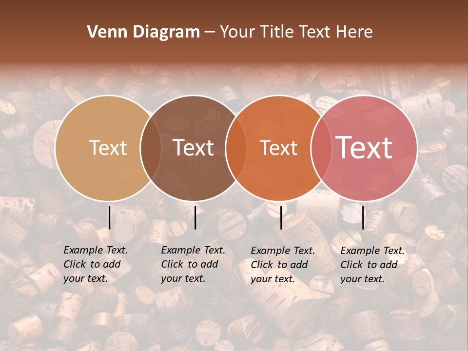 Large Number Of Used Wine Corks. Good For Background. PowerPoint Template