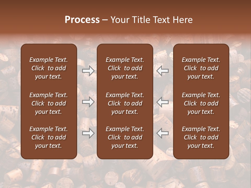 Large Number Of Used Wine Corks. Good For Background. PowerPoint Template