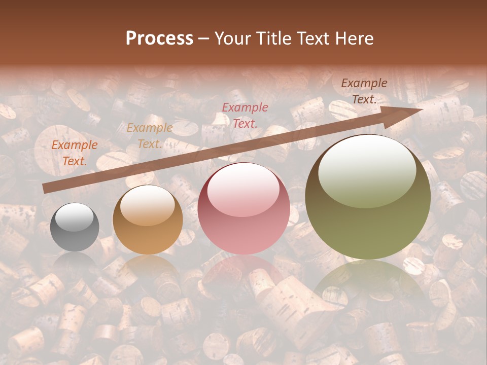 Large Number Of Used Wine Corks. Good For Background. PowerPoint Template