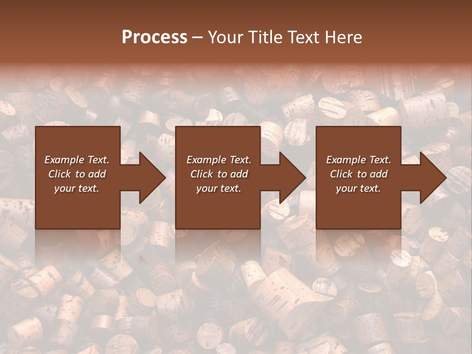 Large Number Of Used Wine Corks. Good For Background. PowerPoint Template