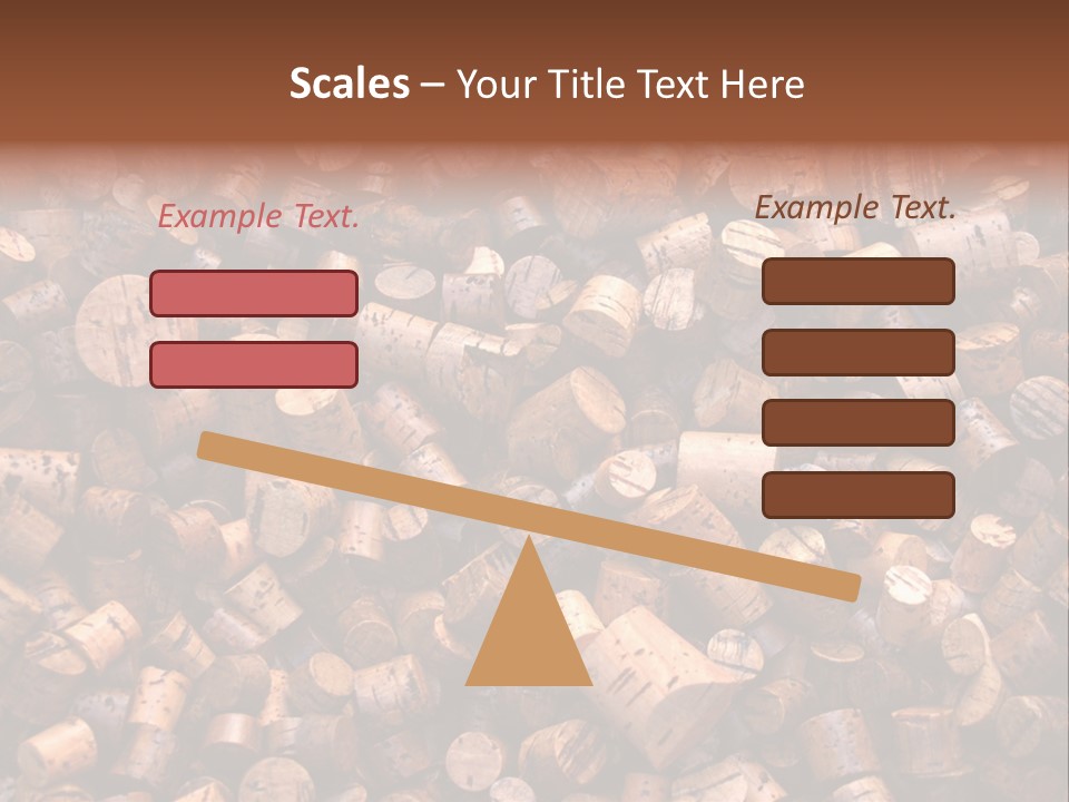 Large Number Of Used Wine Corks. Good For Background. PowerPoint Template