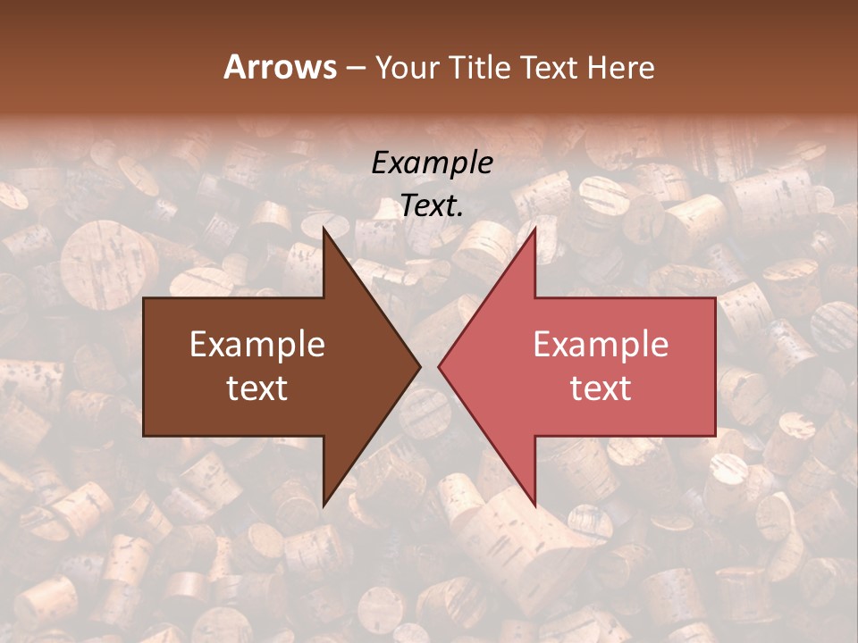 Large Number Of Used Wine Corks. Good For Background. PowerPoint Template