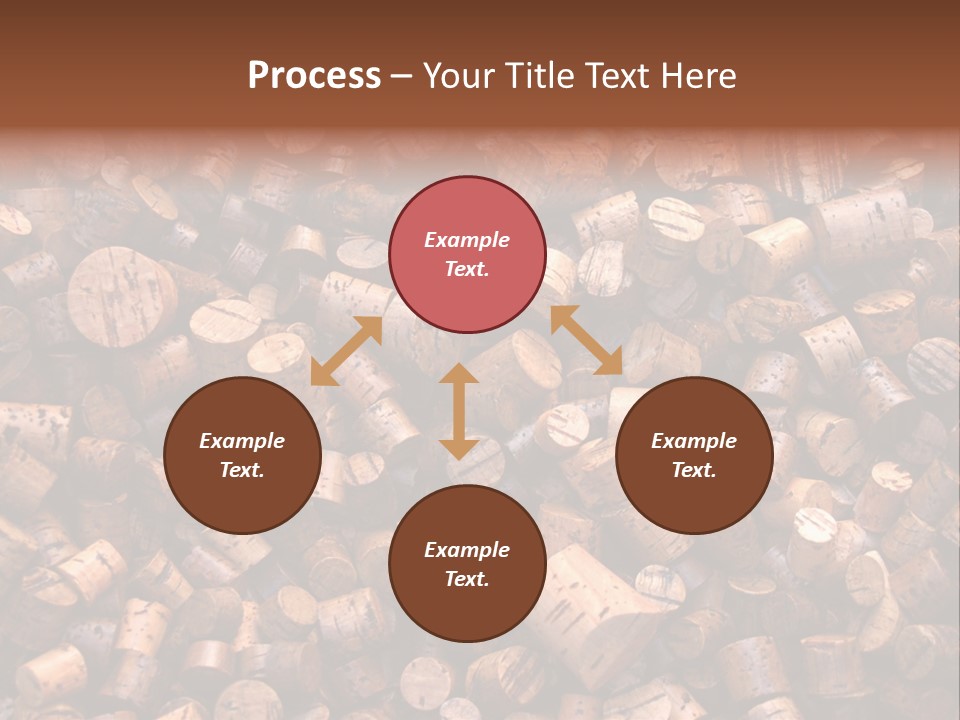 Large Number Of Used Wine Corks. Good For Background. PowerPoint Template