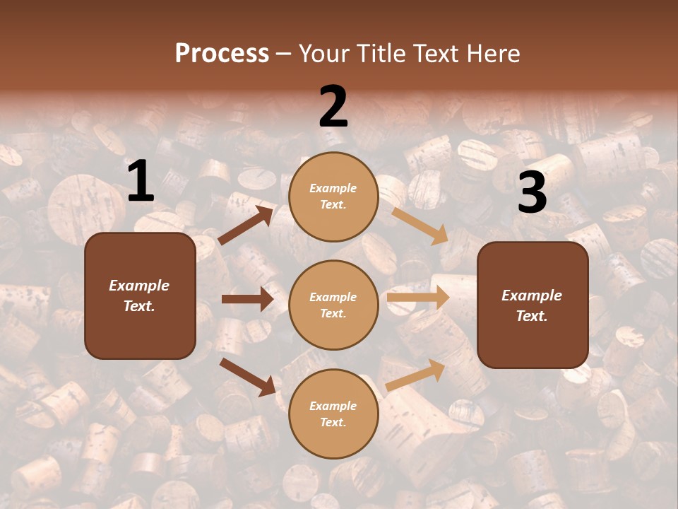 Large Number Of Used Wine Corks. Good For Background. PowerPoint Template