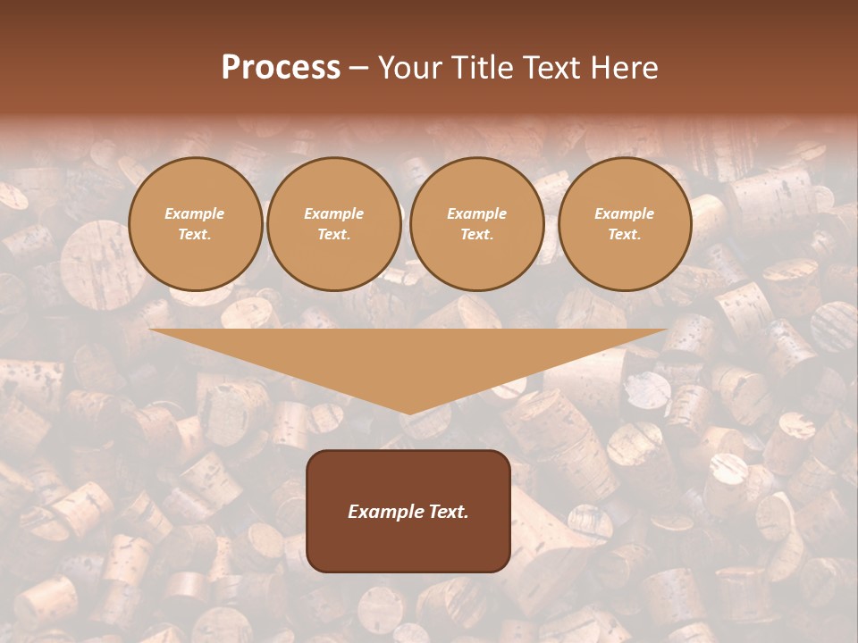 Large Number Of Used Wine Corks. Good For Background. PowerPoint Template