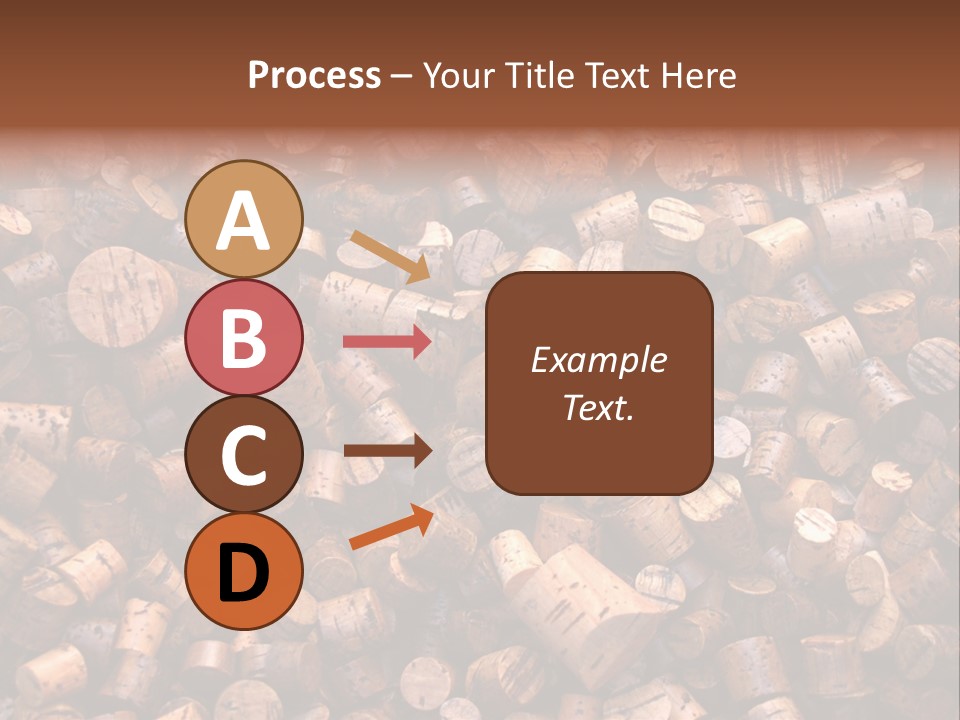 Large Number Of Used Wine Corks. Good For Background. PowerPoint Template