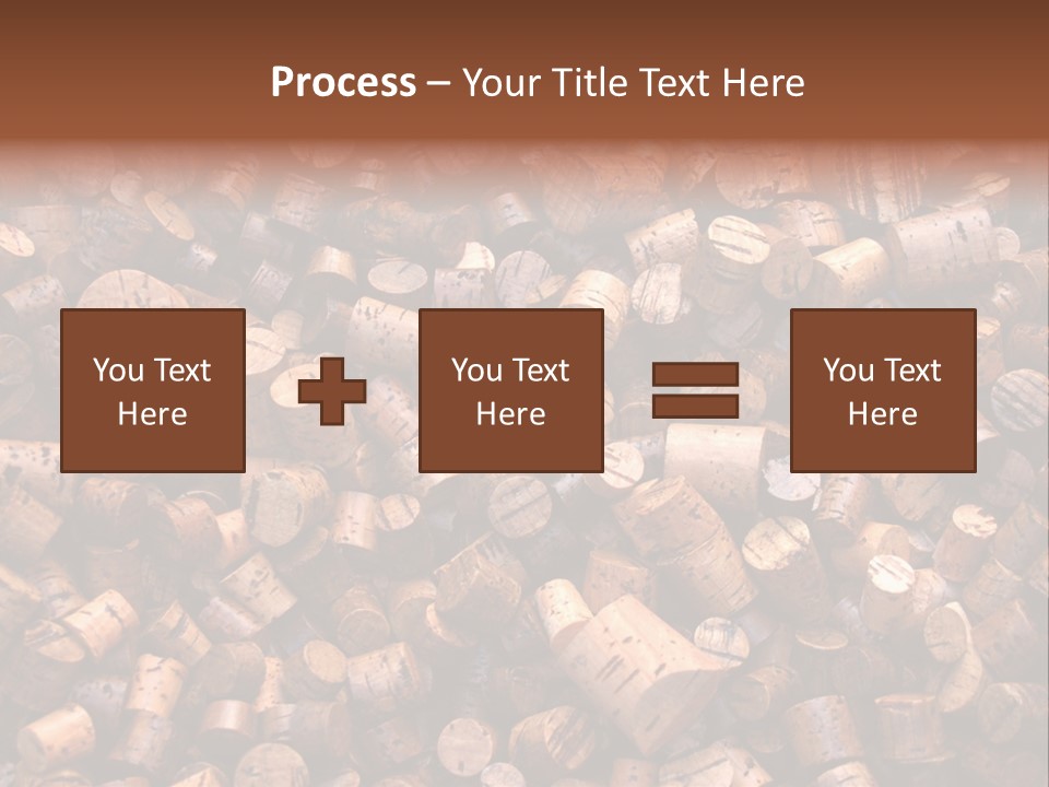 Large Number Of Used Wine Corks. Good For Background. PowerPoint Template