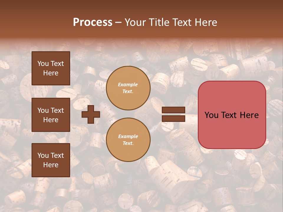 Large Number Of Used Wine Corks. Good For Background. PowerPoint Template