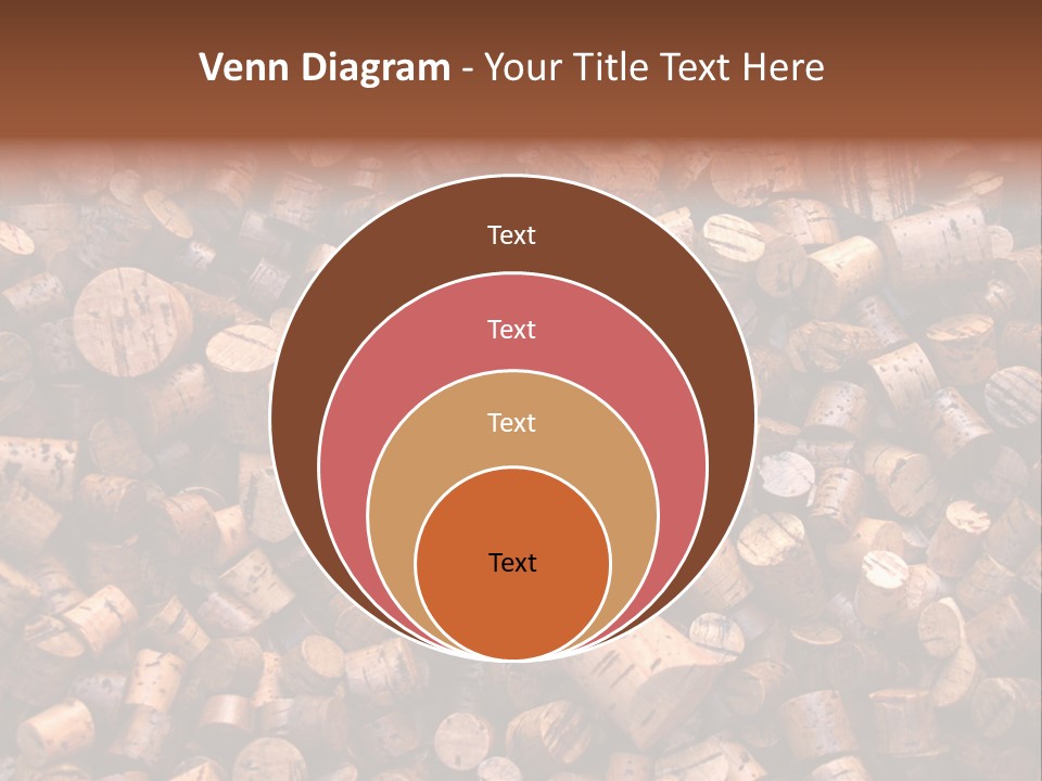 Large Number Of Used Wine Corks. Good For Background. PowerPoint Template