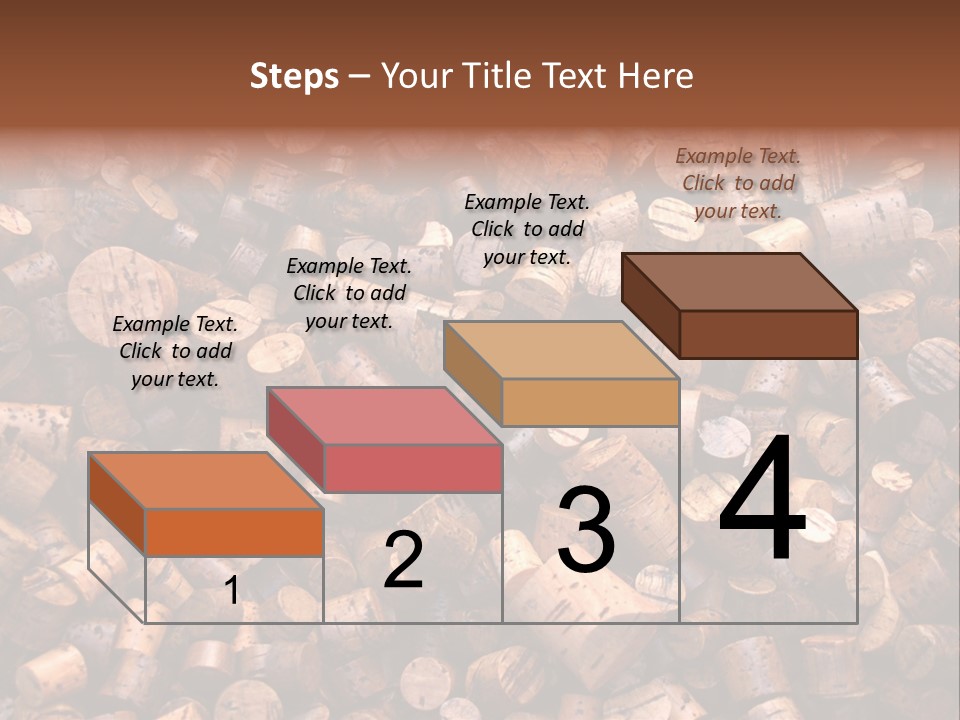 Large Number Of Used Wine Corks. Good For Background. PowerPoint Template