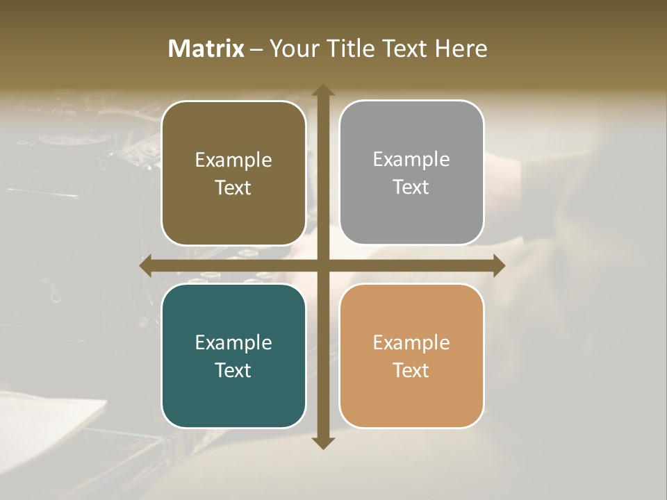 Old Typewriter PowerPoint Template