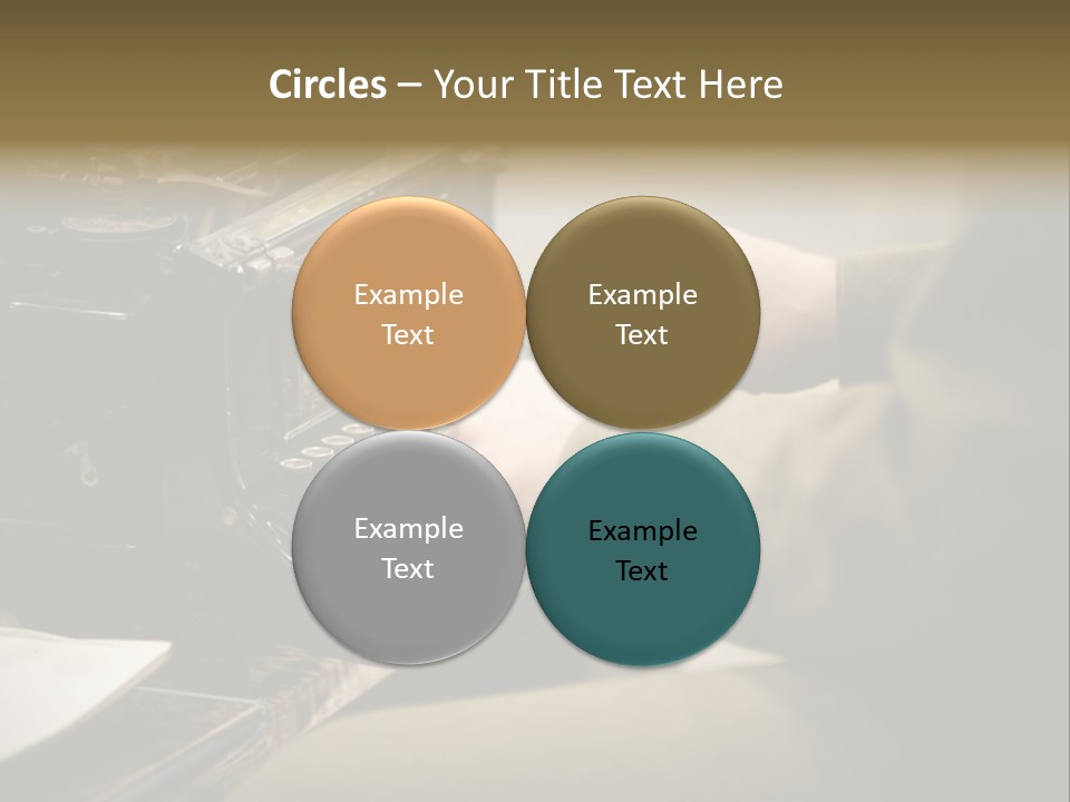 Old Typewriter PowerPoint Template